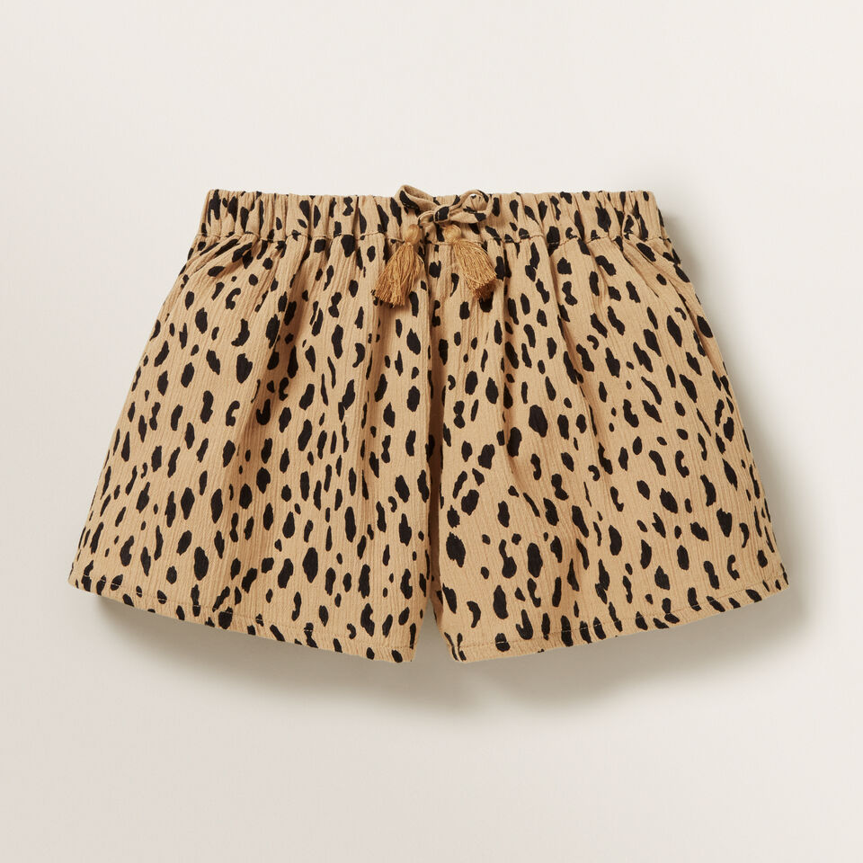 Ocelot Crinkle Shorts  