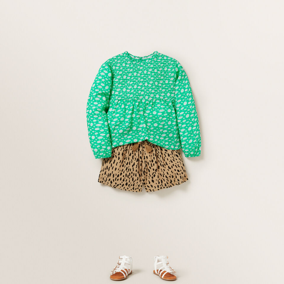 Ocelot Crinkle Shorts  