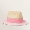 Colour Block Fedora    hi-res