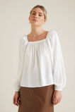 Floaty Blouson Top    hi-res