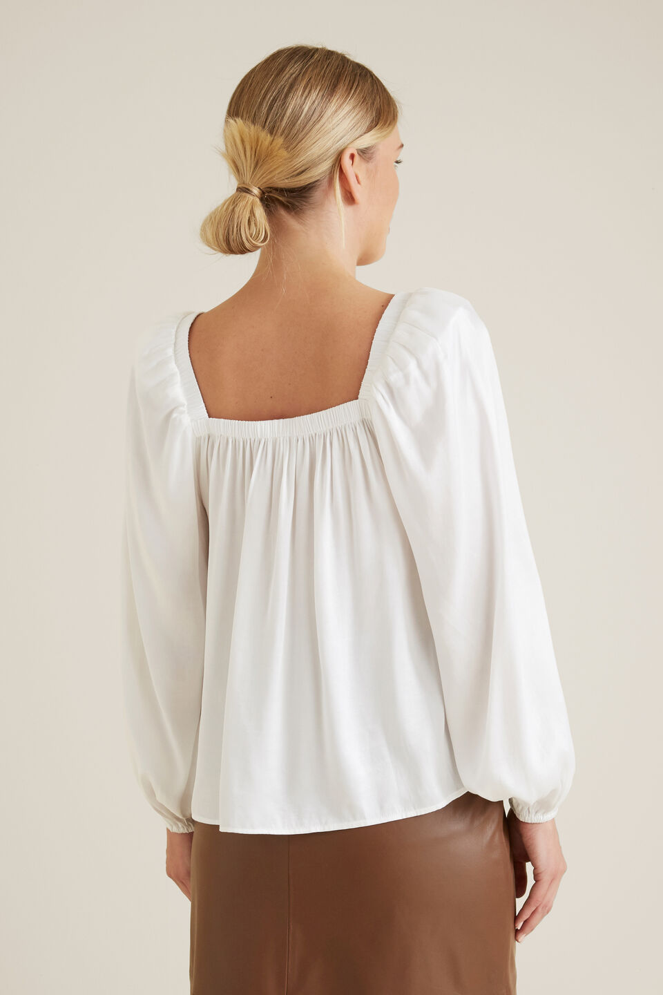 Floaty Blouson Top  