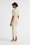Lurex Knit Polo Dress  Cool Sand Shimmer  hi-res