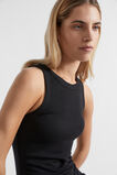 Core Rib Tank Dress  Black  hi-res