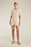 Textured Woven Short  Sand Beige  hi-res