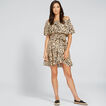 Off-Shoulder Animal Dress    hi-res