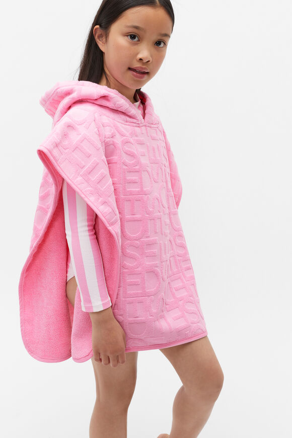 Swim Poncho  Candy Pink  hi-res