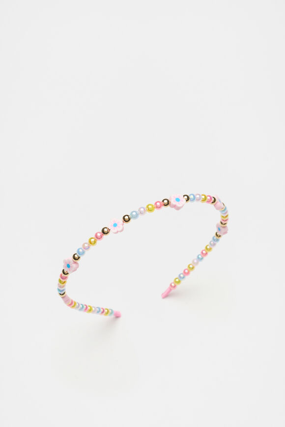 Summer Bead Alice Band  Multi  hi-res