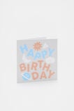 Happy Birthday Galaxy Card  Multi  hi-res