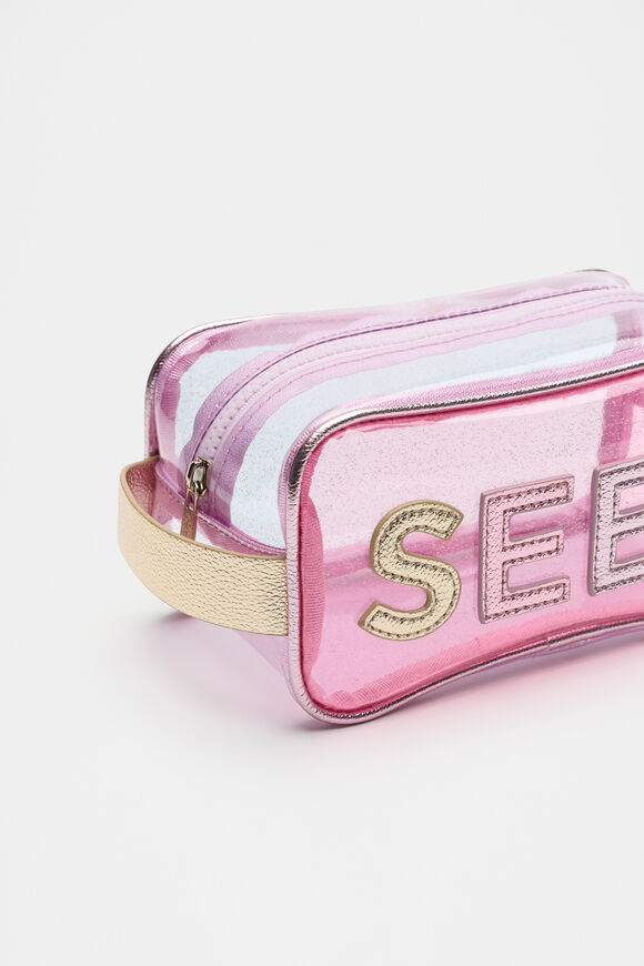 Seed Glitter Cos Bag  Multi  hi-res