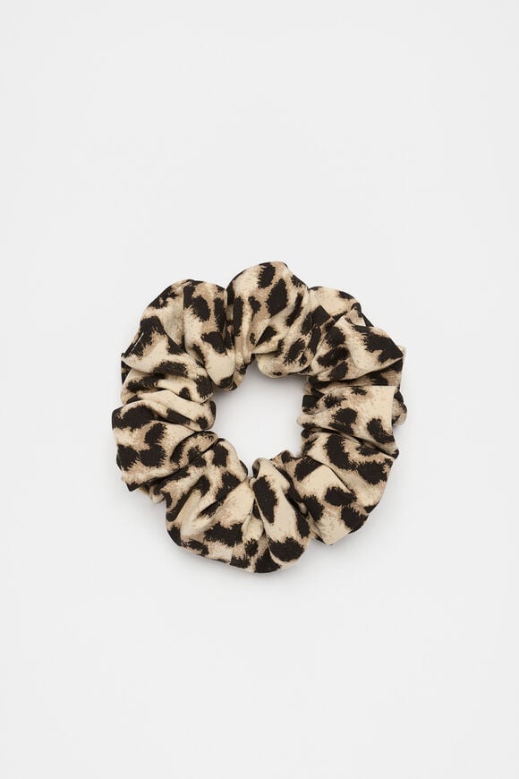 Large Scrunchie  Animal Print  hi-res