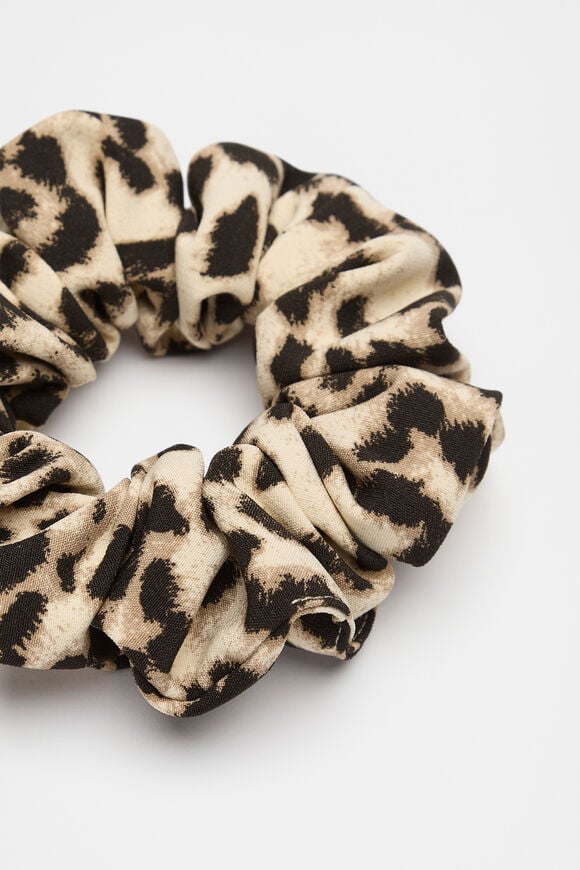 Large Scrunchie  Animal Print  hi-res