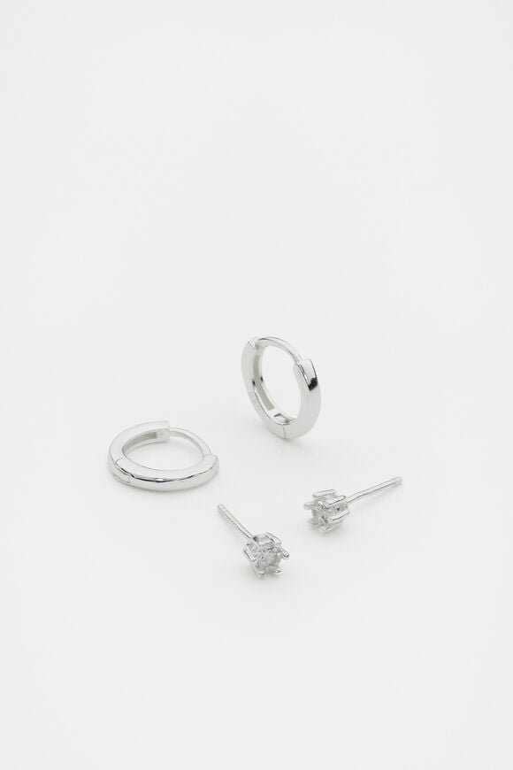 925 Earring Set  Silver  hi-res