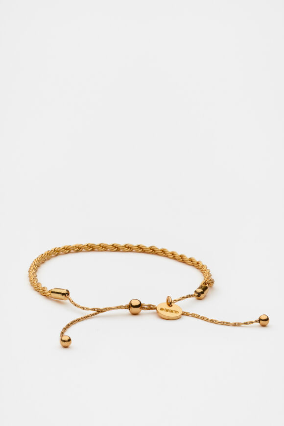 Fine Rope Bracelet  Gold  hi-res