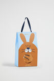 Fluffy Bunny Sock  Pale Blue  hi-res