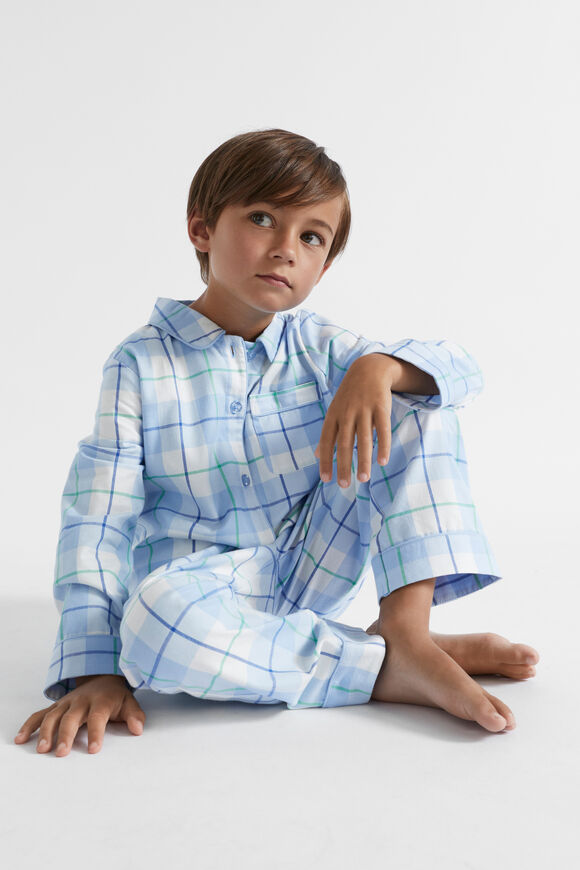 Check Pyjama  Blue Jay  hi-res