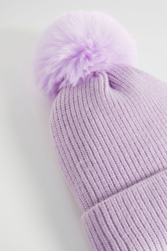 Embroidered Initial Beanie  U  hi-res