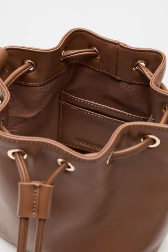 Ring Detail Crossbody Bag  Deep Tan  hi-res