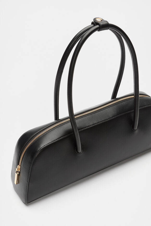 Structured Shoulder bag  Black  hi-res