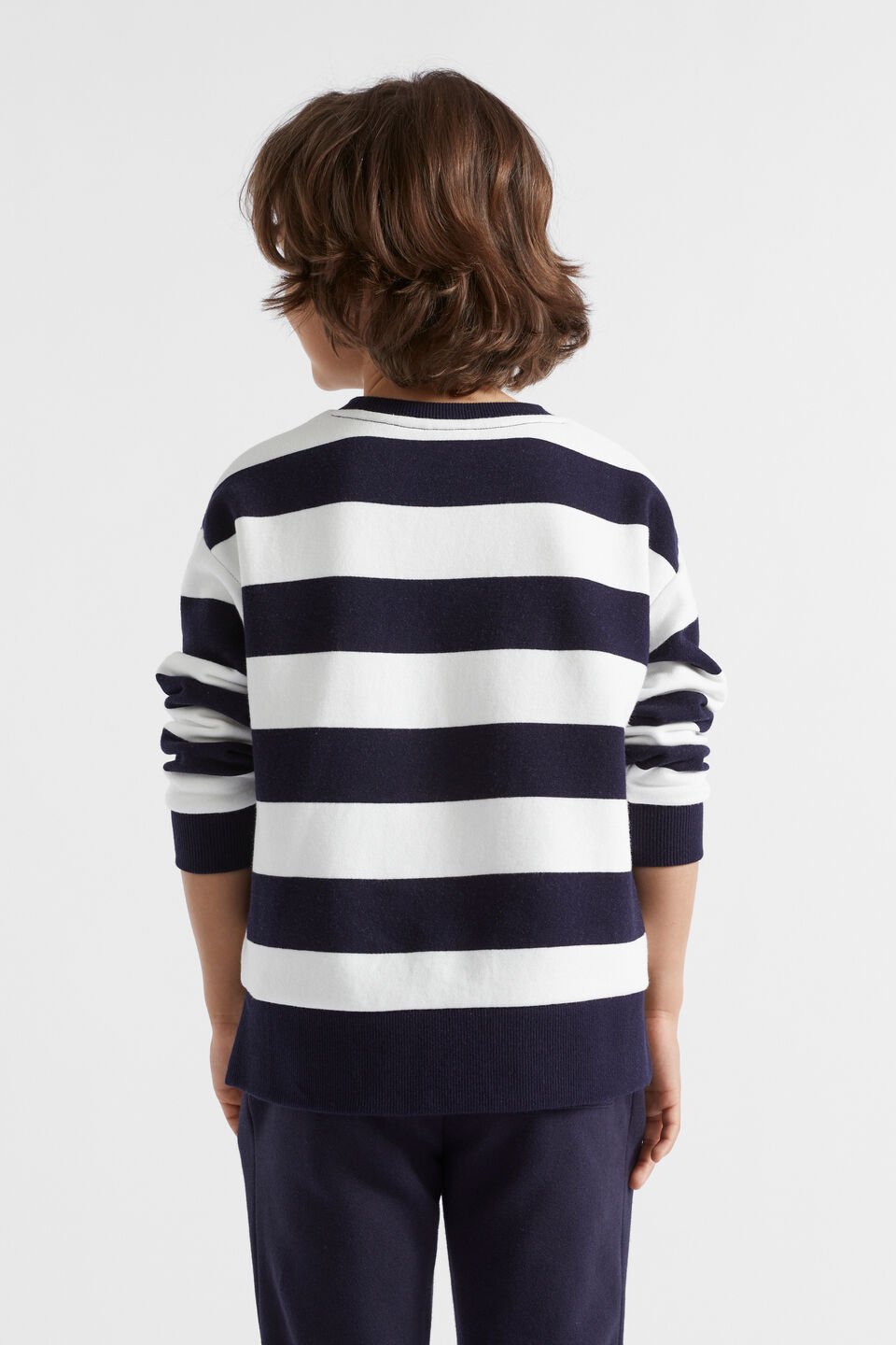 Core Logo Sweat  Midnight Stripe