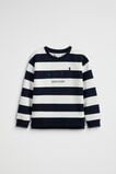 Core Logo Sweat  Midnight Stripe  hi-res