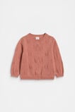 Apples Knit Cardigan  Desert Rose  hi-res