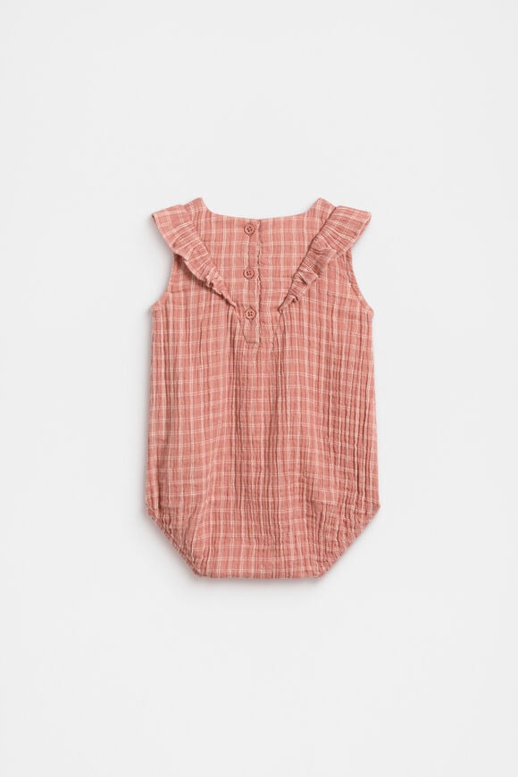 Apple Frill Romper  Desert Rose  hi-res