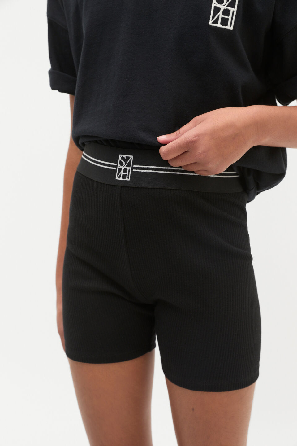 Core Logo Bike Short  Black