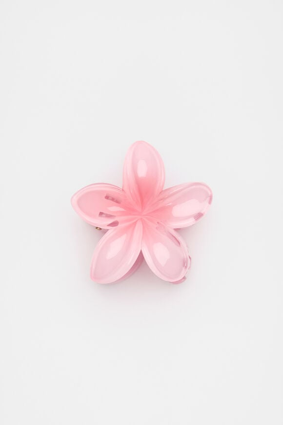 Hibiscus Claw Clip  Pink  hi-res