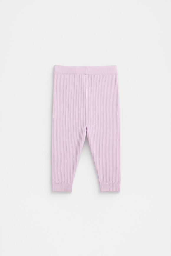 Rib Knit Legging  Soft Lilac  hi-res