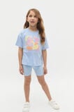 Abstract Floral Tee  Luna Blue  hi-res