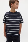 Stripe Logo Tee  Midnight Blue  hi-res