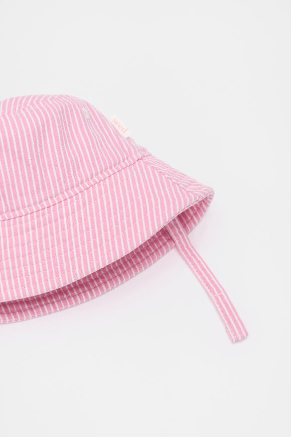 Pink Mini Initial Bucket Hat  J  hi-res