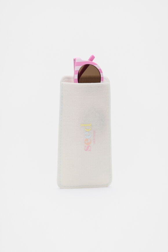 Child Stripe Sunglasses  Candy Pink  hi-res