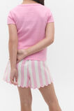 Core Logo Rib Tee  Candy Pink  hi-res