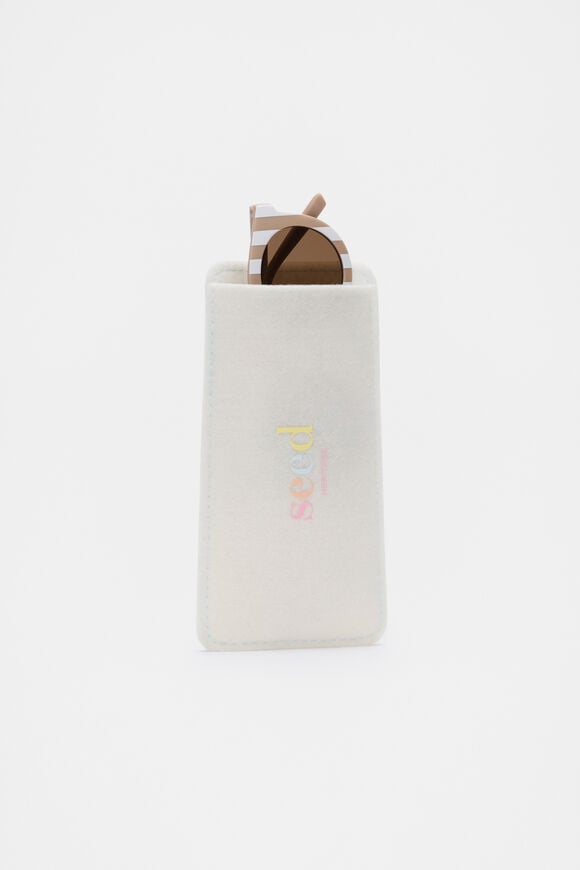 Child Stripe Sunglasses  Biscotti  hi-res