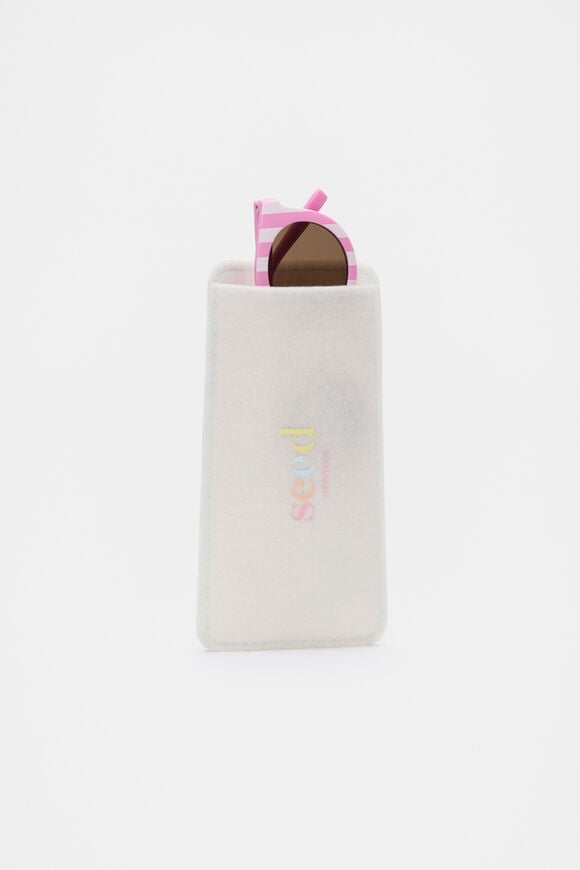 Child Stripe Sunglasses  Candy Pink  hi-res