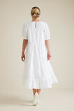 Ladder Trim Midi Dress    hi-res