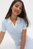 Houndstooth Knit Dress  Blue Jay  hi-res