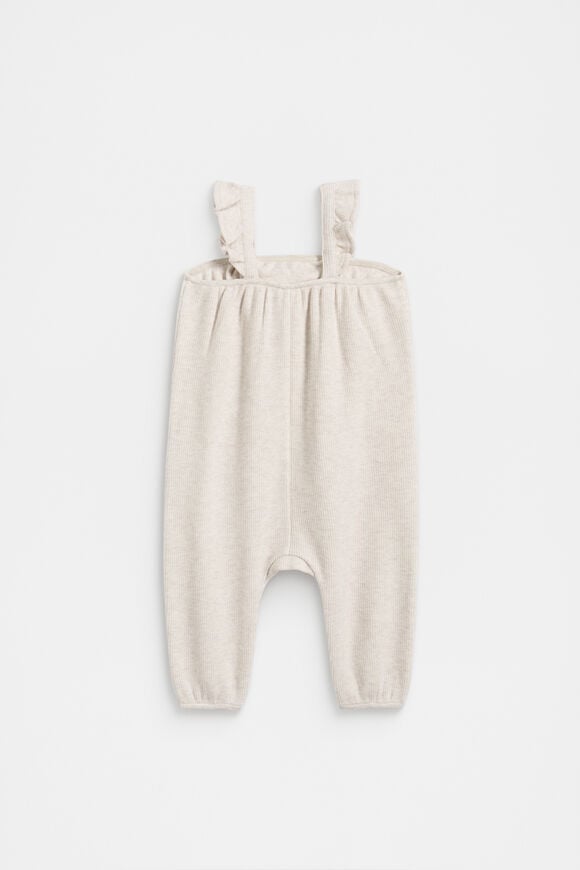 Logo Frill Overall  Cream Marle  hi-res