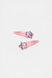Star Glitter Resin Snaps  Multi  hi-res