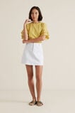 A-Line Denim Mini Skirt  1  hi-res