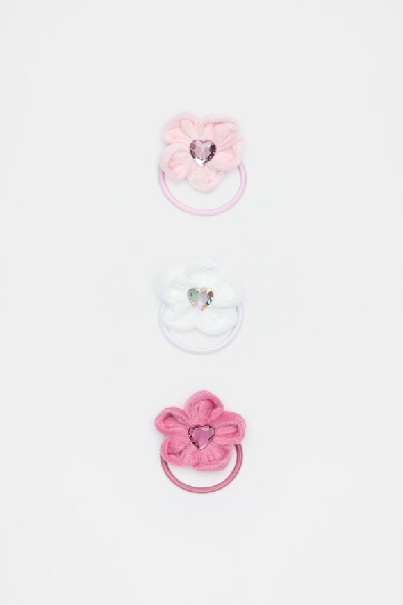 Velvet Flower Elastics  Multi  hi-res