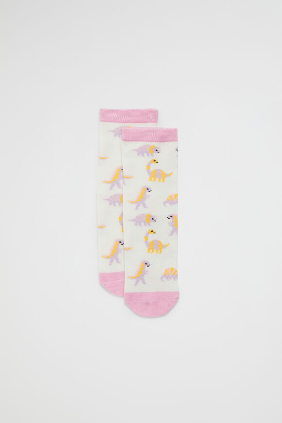 Dino Sock  Vanilla  hi-res