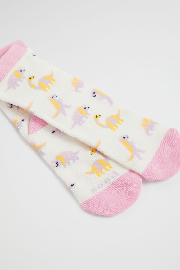 Dino Sock  Vanilla  hi-res