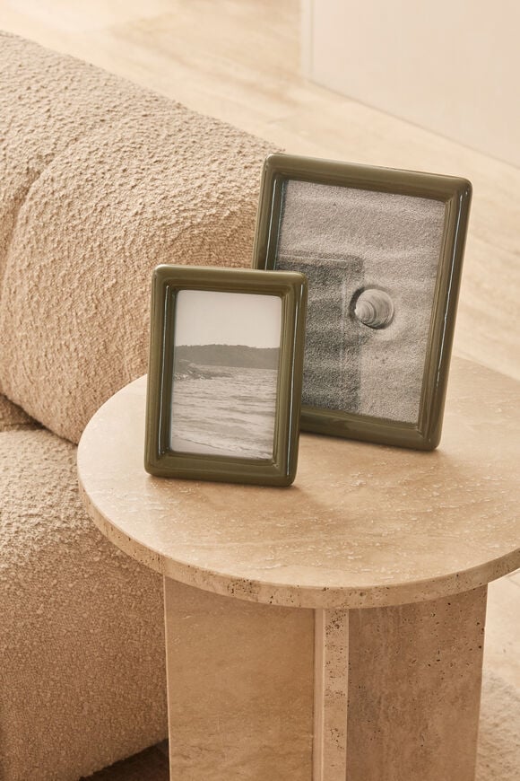 Sage Small Photo Frame  Olive Leaf  hi-res