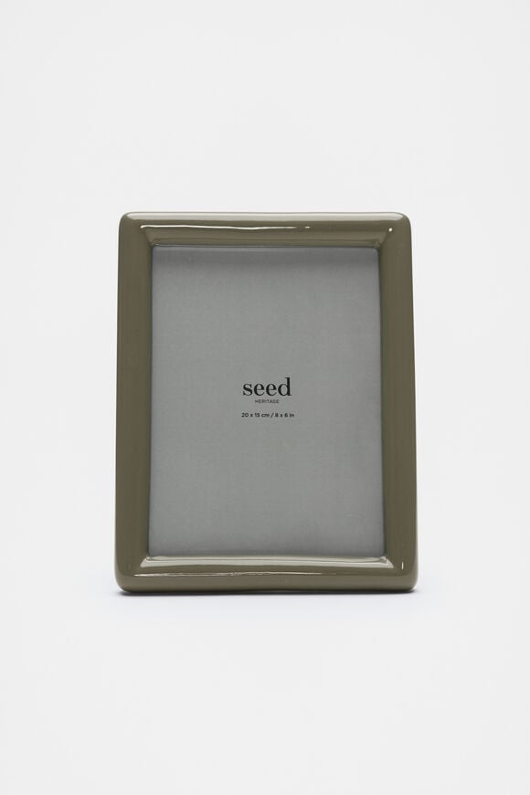 Sage Medium Photo Frame  Olive Leaf  hi-res