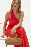 Round Handle Shoulder Bag  Caramel  hi-res