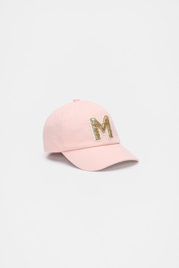 Pink Initial Cap  M  hi-res