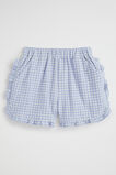 Frill Gingham Short  Blue Iris  hi-res