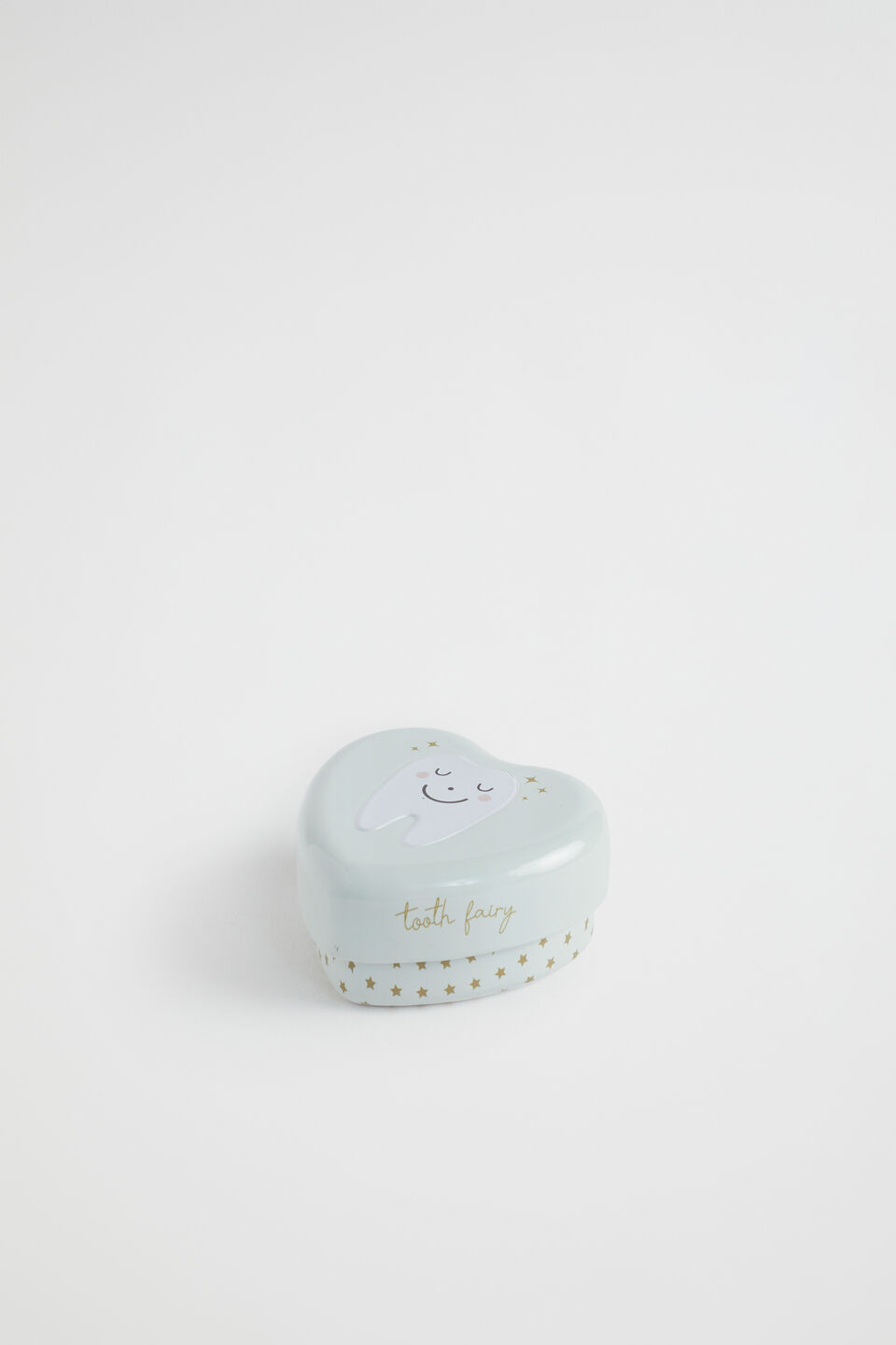 Tooth Box Tin  Grey